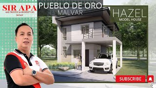 House Tour 13  Pueblo De Oro Malvar Batangas  Hazel Model  3BR  2TampB  Carport [upl. by Enier]