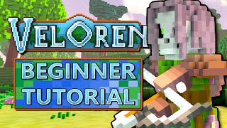 INDEPTH VELOREN GUIDE  TUTORIAL FOR BEGINNERS Free 2 Play Open World Voxel MMORPG [upl. by Luckin536]