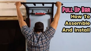 Pull Up Bar Chin Up Bar  Leg Raise Wall Mount Stand Unboxing Assembling And Installation [upl. by Violetta441]