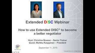 How to use Extended DISC® to Become a Better Negotiator [upl. by Sharos566]