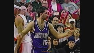 Peja Stojakovic 30 Points 3 Ast  Trail Blazers 200203 [upl. by Siffre]