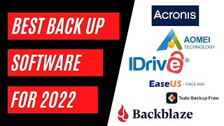 The Best Backup Software for 2022 [upl. by Guadalupe]