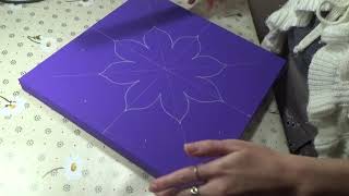 Dot painting mandala Acrylic Painting Preview design [upl. by Aloap]