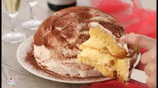 ZUCCOTTO DI PANDORO CON CREMA Ricetta veloce [upl. by Enaid]