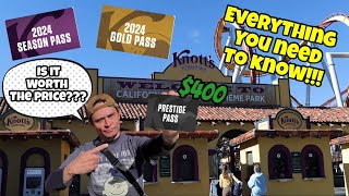 NEW Knott’s Berry Farm Season Pass for 2024 The PrestigeIs the Prestige Pass worth the price [upl. by Naashar]