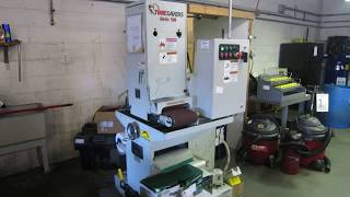 Timesavers Series 1100 Belt Sander  Grinder  Online Auction [upl. by Mychal]