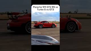 Porsche 911 GT2 RS vs Turbo S vs GT3  automobile fast [upl. by Katrinka405]