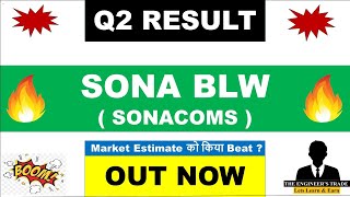 Sona Blw Q2 results 2025  Sona Blw Results Today  Sonacoms Results Today  Sona Blw Latest News [upl. by Melton563]