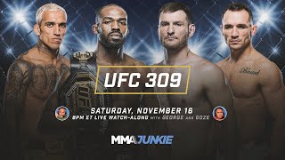 UFC 309 Jones vs Miocic LIVE watchalong  MMA Junkie Radio [upl. by Cal]