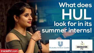 What Does HUL Look For In Its Summer Interns  Hindustan Unilever  Konversations Cafe [upl. by Roley5]