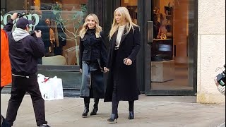 Gwyneth Paltrow And Chloe Fineman Film Polestar Commercial Outside Goop Store In New York City [upl. by Godiva]