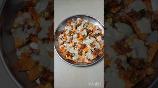 Cheesy salsa Nachos  નાચોસ સાલસા અને ચીઝ સોસ food recipe shorts [upl. by Phalan794]