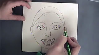 Teaching Kindergarten how to draw a self portrait [upl. by Diley]