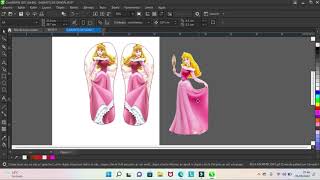 Como Fazer Gabarito para Sandálias para sublimação  Tutorial Corel Draw [upl. by Akiemahs]