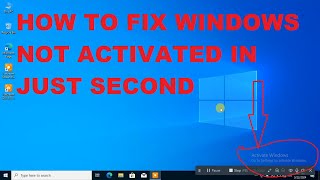 HOW TO ACTIVATE ALL WINDOWS FOR FREE IN SECOND OR SHORT TIME [upl. by Joshia]