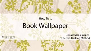 How to Book Unpasted Wallpaper [upl. by Giltzow]