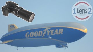 Goodyear Blimp Zoom Nikon COOLPIX P1000 Ultrazoom Camera [upl. by Zoa347]