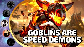 🔴⚫Goblins Stack Up Wins Fast  MTG Arena Standard Deck List Wilds of Eldraine WOE [upl. by Oringa]