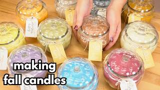 Relaxing Fall Candle DIY With Lots of Chatting [upl. by Deeas]