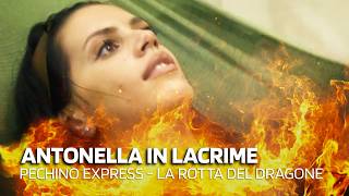 Antonella Fiordalisi e Antonio Orefice in lacrime  Pechino Express [upl. by Eahsal]