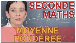 Moyenne pondérée  Statistiques  Maths seconde  Les Bons Profs [upl. by Einre]