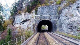 Lötschberg Mountain Route  Drivers Eye View  Part 1  Lalden to Spiez [upl. by Dawkins]