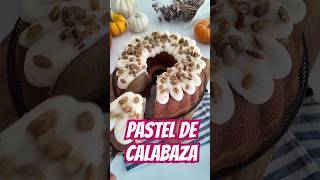 Pastel de calabaza en licuadora la cosa mas facil del mundo receta calabaza pumpkinspiceseason [upl. by Millicent16]