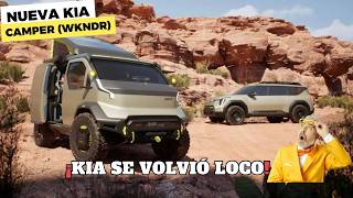 ¡Nuevo Kia WKNDR 2025 La Camper que Genera Su Propia Energía 🚐⚡ [upl. by Durstin]