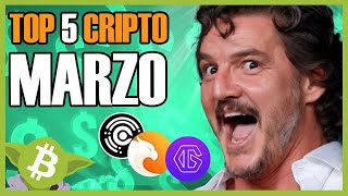 Mejores 5 Criptomonedas para invertir en MARZO – CryptoYoda [upl. by Cynara411]