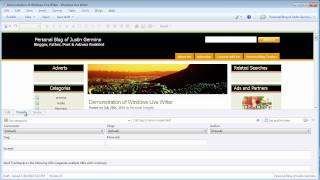 Using Windows Live Writer Video Tutorial [upl. by Enirahtac975]