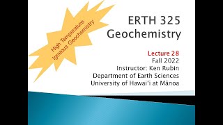 ERTH325 lecture 28 Fall 2022 [upl. by Lienad]