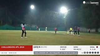 Live Cricket Match  Panthers APL 2024 vs Challengers APL 2024  23Nov24 0533 PM 30  ADARSH PREM [upl. by Allesiram]