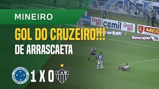 GOL DE ARRASCAETA  CRUZEIRO X ATLÉTICOMG  0804  MINEIRO 2018 [upl. by Sesilu101]