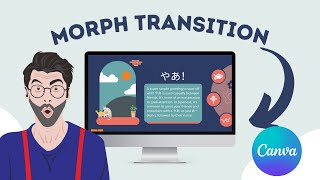 How to make slides with Morph transition in Canva [upl. by Isahella]