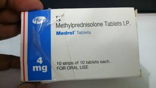 Medrol 4 MG Tablet Review In Hindi [upl. by Pfosi]