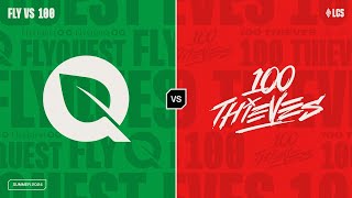 FLY v 100  Week 11 Day 1  LCS Summer Split  FlyQuest vs100 Thieves  Game 3 2024 [upl. by Linus700]