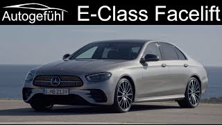 New Mercedes EClass 2020 Facelift unveiled Sedan Limousine vs AllTerrain Estate Exterior Interior [upl. by Elletsyrc]