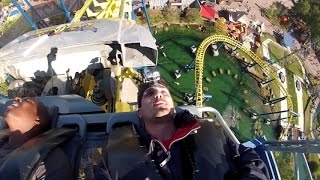 Nighthawk Roller Coaster POV  Carowinds Аттракцион [upl. by Inig]