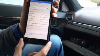 How to play music from Iphone 6 via bluetooth wireless in a Mercedes Benz Tune2air WMA3000a [upl. by Ttreve]