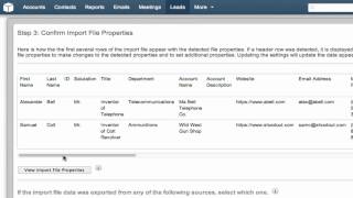 SugarCRM How to  Import Leads From a File [upl. by Ellennahs]