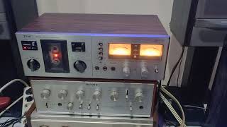 review TAPE TEAC A400 amplifier SONY TA 1130  SPEKER AINY PLACIDO  AUDHIO PHILE  KASET PITA [upl. by Royden22]