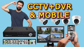 How to Remote View H264 DVR  How to Install CCTV Cameras With DVR  Network Setup on the DVR [upl. by Atinuj]