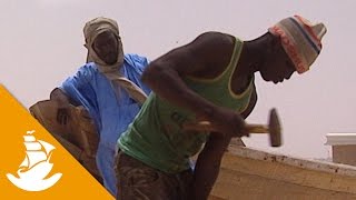 Bulding a boat in Mauritania [upl. by Ardnoek503]