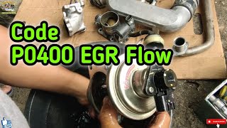 EGR cleaning Toyota Innova Code P0400 EGR Flow [upl. by Eniamraj]