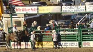 Blade Elliot at Kalispell PRCA Rodeo90 pt ride81519 [upl. by Etnemelc]