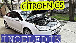 Citroen C5 16 E HDİ MCP İNCELEMEDETAYLIUÇAN HALI [upl. by Driscoll267]