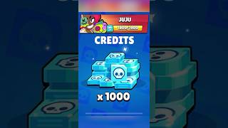 JUJU NEW BRAWLER 1900 CREDITS 🔥😱brawlstars [upl. by Hackett725]