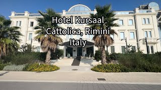 Hotel Kursaal Cattolica Rimini Italy  Adriatic Sea⭐️⭐️⭐️⭐️ [upl. by Nirehtac]