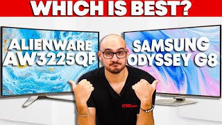 Battle Between The Best  Alienware AW3225QF vs Samsung Odyssey OLED G8 G80SD [upl. by Shirline950]