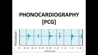 Phonocardiography PCG [upl. by Vikki]